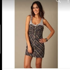 Free People Plaid Tank dress